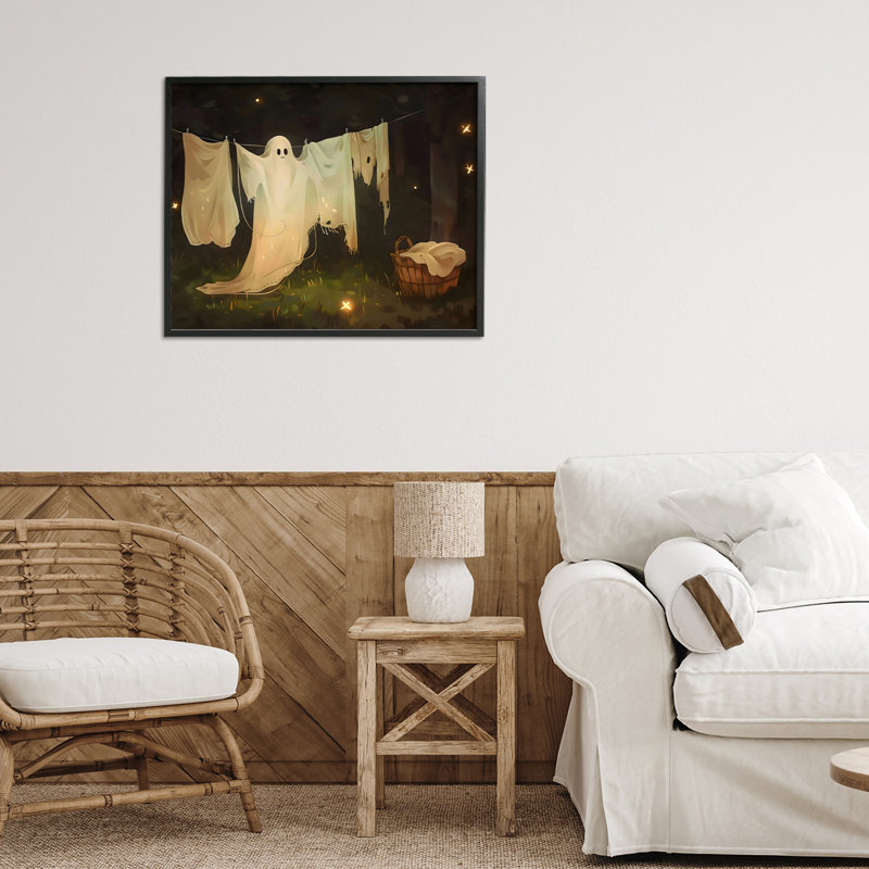 Halloween Halloween, Giclée encadrée noir minuit, H 16 po x l 20 po