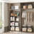 8 Cube Storage Organizer, Closet Organizer Storage Shelf...