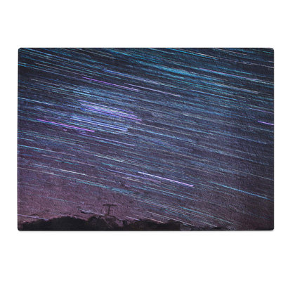 Tempered Glass Stars over Spain Chopping Board