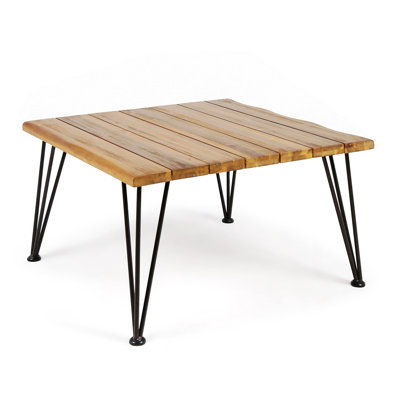 Ponzio Square Metal Outdoor Coffee Table , 32.55'' in. W 32.55'' in. D