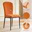 Modern Velvet Armless Upholstered Dining Chair with Diamond Stitching for Dining Room, Restaurant, Bar-596006369