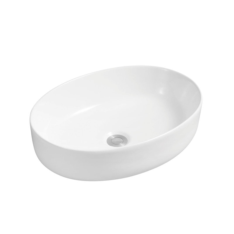 Dowell Ceramic Oval Vessel Sink