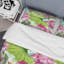 Ensemble de housse de couette fleurs de lotus roses et vertes-502570512