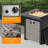 45 Inch 50,000 BTU Rectangular Wicker Fire Pit Table Propane Gas Fire Pit Table for Outside Patio-2127104621-2127104623