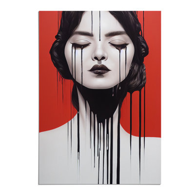 Painted Woman No.1 Abstract - Wall Art