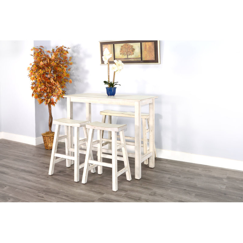 Mairead Dining Table, 42", White