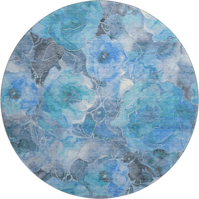 Premium Machine Washable Chelston AMF1859 Floral Rug