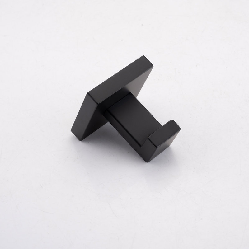 Ensemble de 4 accessoires de quincaillerie de salle de bain, Noir mat