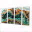 Prana - Agate Wall Art - ensemble d'art mural traditionnel-195233986-195233990