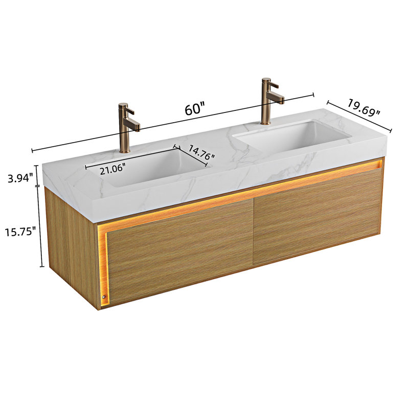 Floating Bathroom Vanity With Sinks