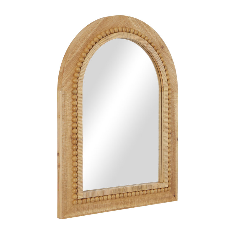 Albirda Solid Wood Arch Wall Mirror