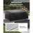 Patio Outdoor Furniture Cover 4-Piece Set 420D Waterproof Table Chair Sofa