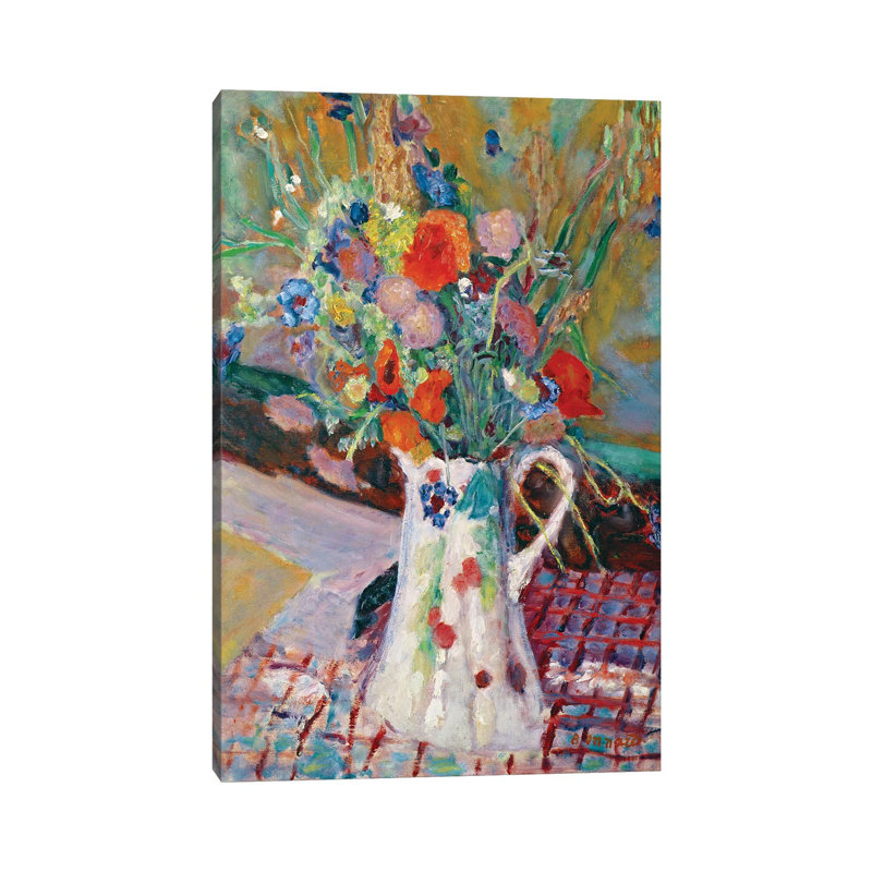 Bouquet Of Wild Flowers, 1922 by Pierre Bonnard - Wrapped Canvas Painting, 30.48cm H x 20.32cm W x 1.91 D