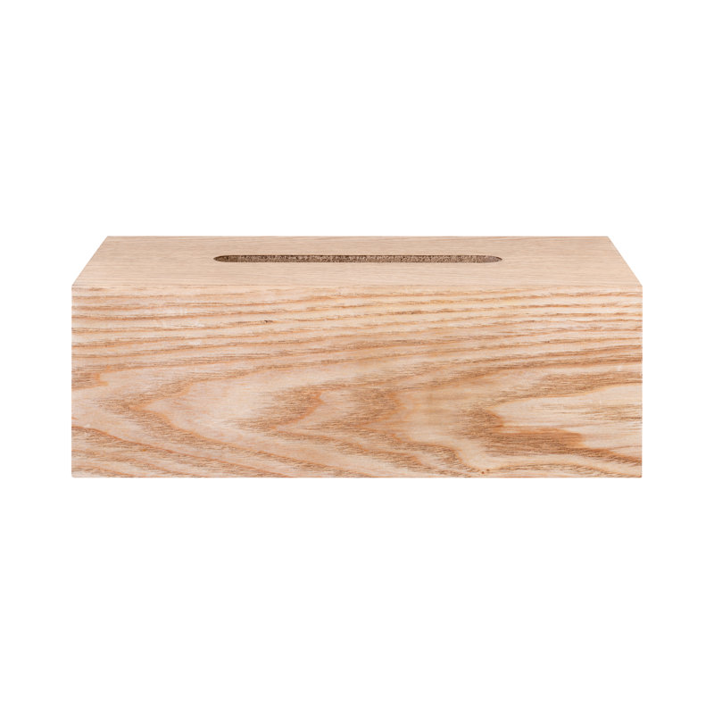 WILO Hardwood Rectangular Tissue Box Cover