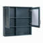 Armoire de salle de bain murale 2 en 1 avec miroir HD et tablettes réglables-95569604