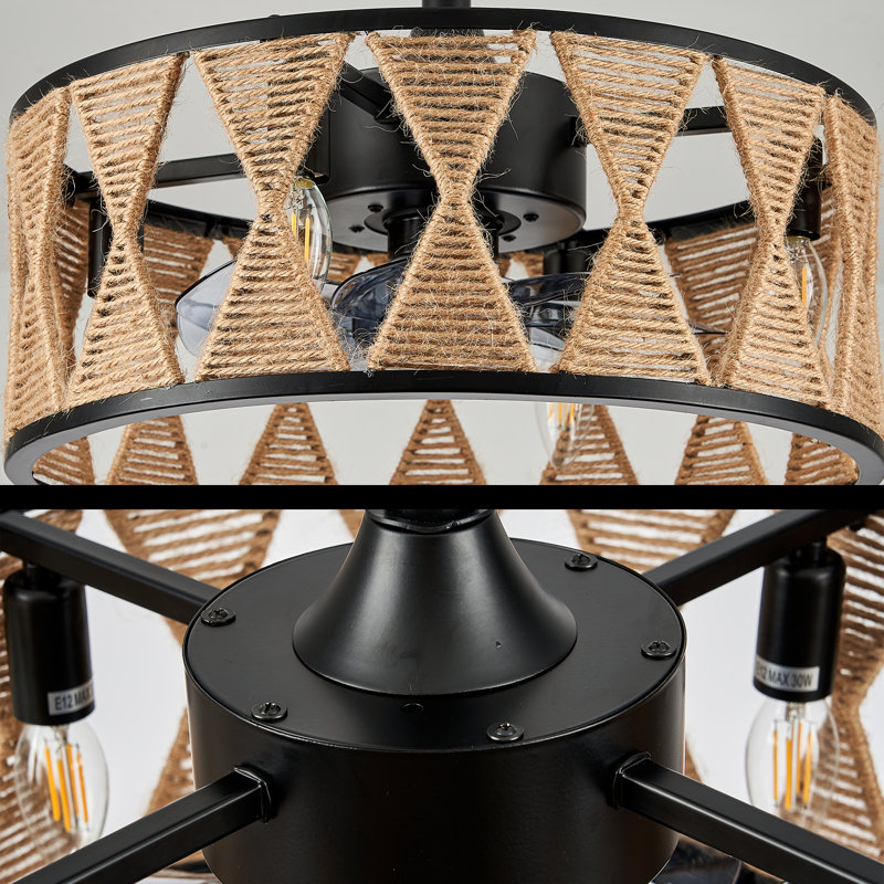 Ashtrid 12'' Ceiling Fan with Light