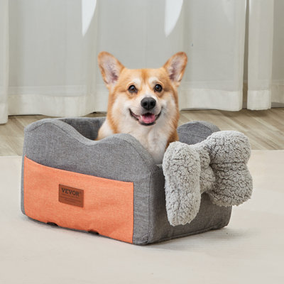 Siège d'auto pour chien avec console centrale pour petit chien 8 lb