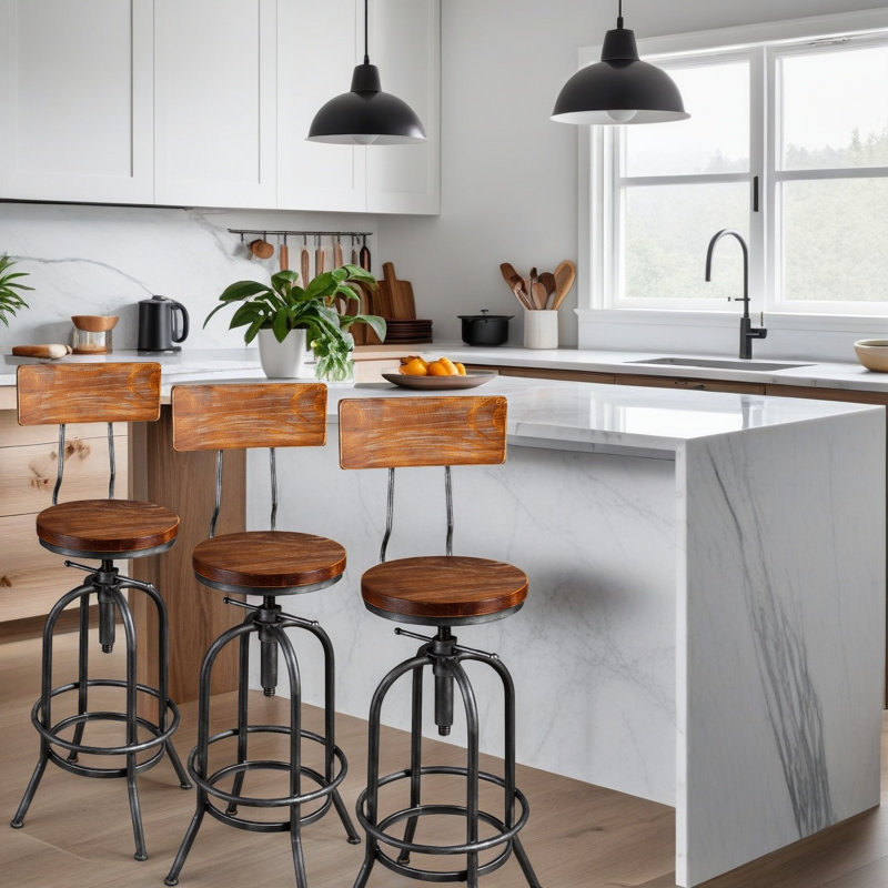 Kitchen Extra Tall Bar Stools Farmhouse Billy Oak Tall Kitchen Bar