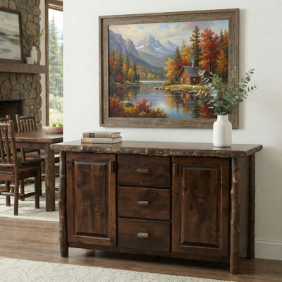 Buffet Fireside Lodge Hickory - Naturel