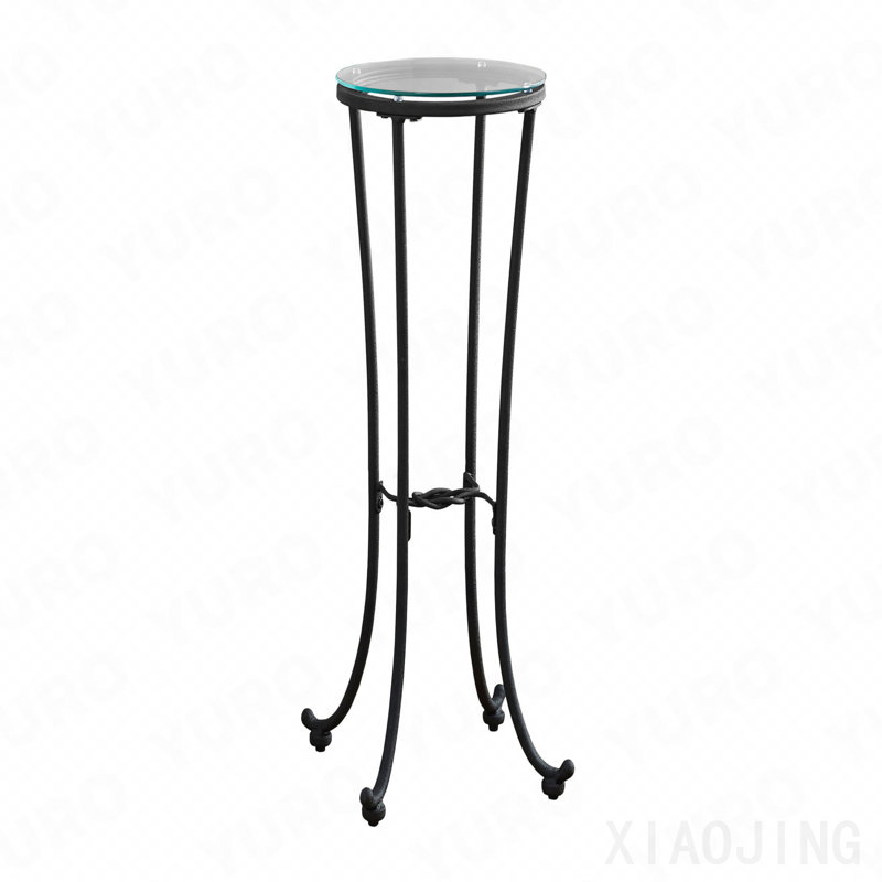 Round Modern Plant Side End Table