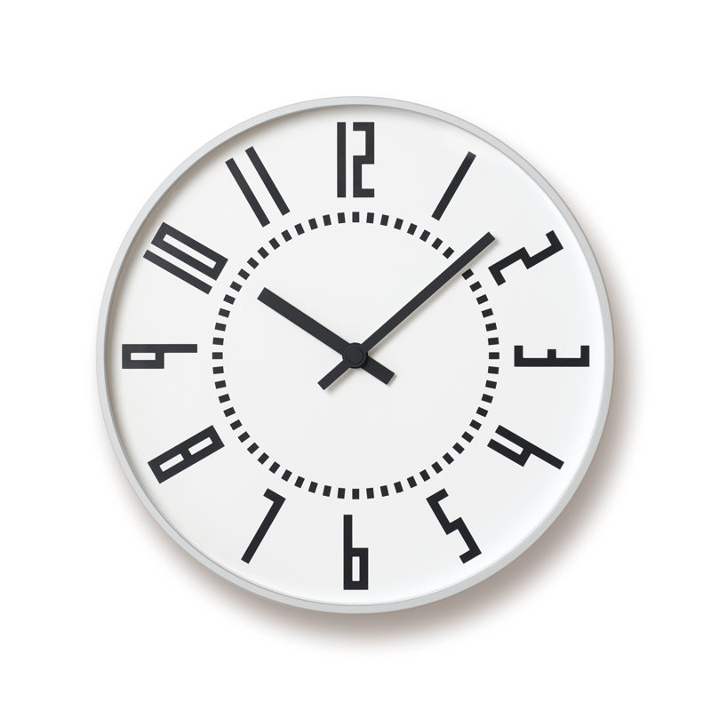 Lemnos Eki Train Station Clock - White, White