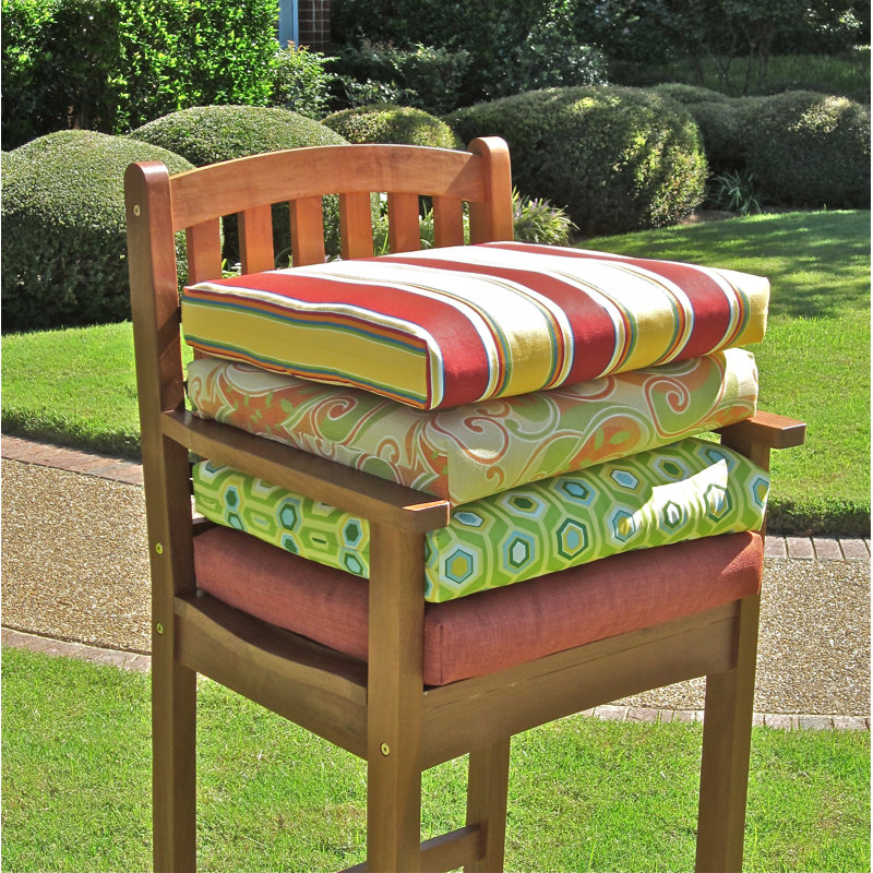 Indoor/Outdoor Adirondack Chair Cushion, Aquatic Sage, 3" H x 20" W x 19" D