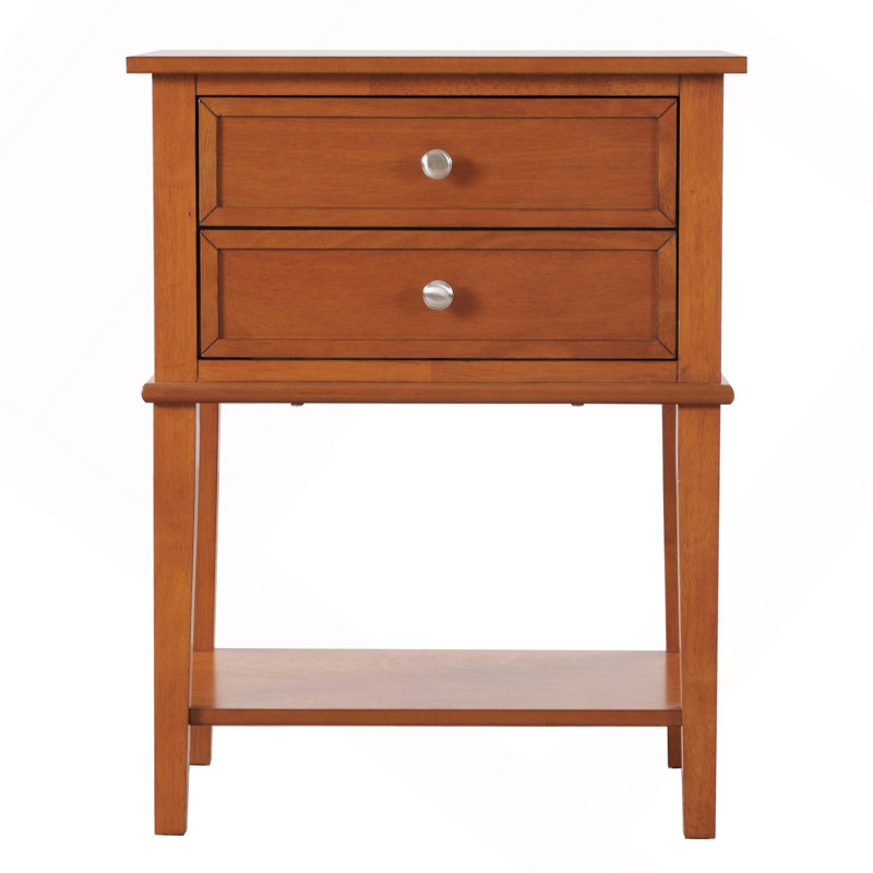 Stylish Oak Nightstand For Modern Spaces, Brown