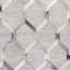Galaxy Silver Cowhide Pouf 18"