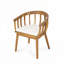 Fauteuil d'extérieur en bois d'acacia