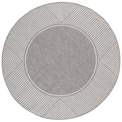 Beach House Power Loom Performance Striped Indoor/Outdoor Rug
