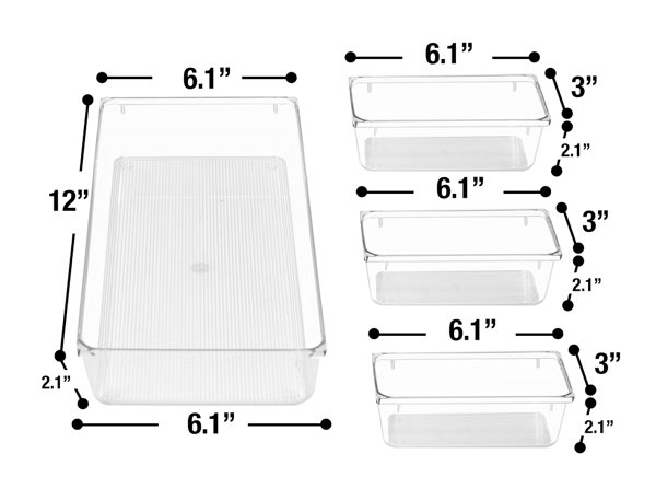 Sorbus Cleaning Supplies Organizer - Clear Containers for Organizing  Cleaning Supplies Under the Sink - Clear Bins for Organizing Kitchen and  Bathroom Essentials - Clear Plastic Storage Bins (2 Pack) - Yahoo Shopping