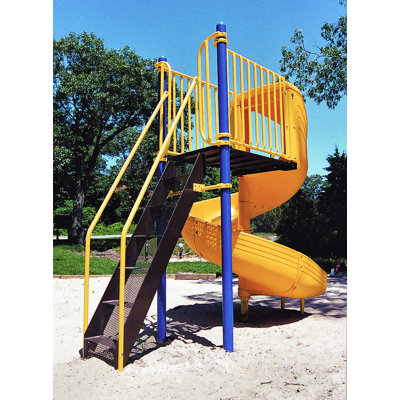 Freestanding 360 Degree Spiral Slide 