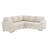 Hoelscher L-shaped Sleeper Sectional Upholstered Sofa Bed With Storage Space Beige-122510080