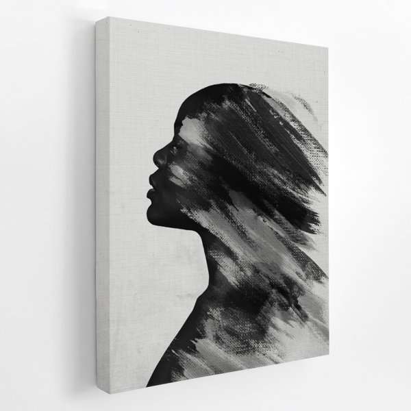 woman silhouette art painting