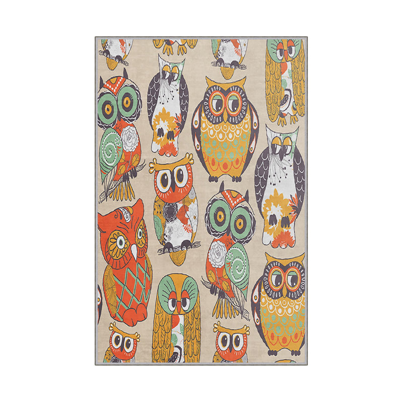 Stylish Woven Carpet (4.6 x 7.2 Feet), 100% Polyester, 0.4 in Pile Height | Antibacterial, Non-Slip Underside, Machine Washable | 3D Digital Print Design | Perfect for Living Room, Bedroom, & Dining Areas