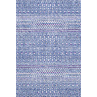Premium Machine Washable Prisco Sky Rug