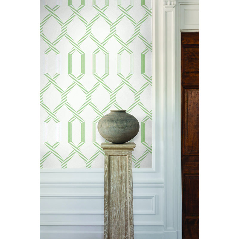 Palisade Geometric Wallpaper Double Roll, Green