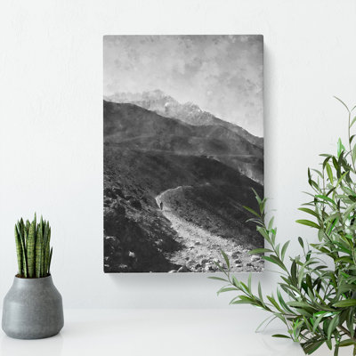 Pathway To The Mountain - Wrapped Canvas