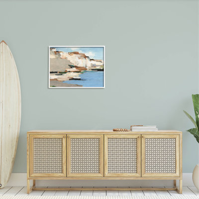 " Ocean Cliffs Nature Landscape " by Ethan Harper Painting Print