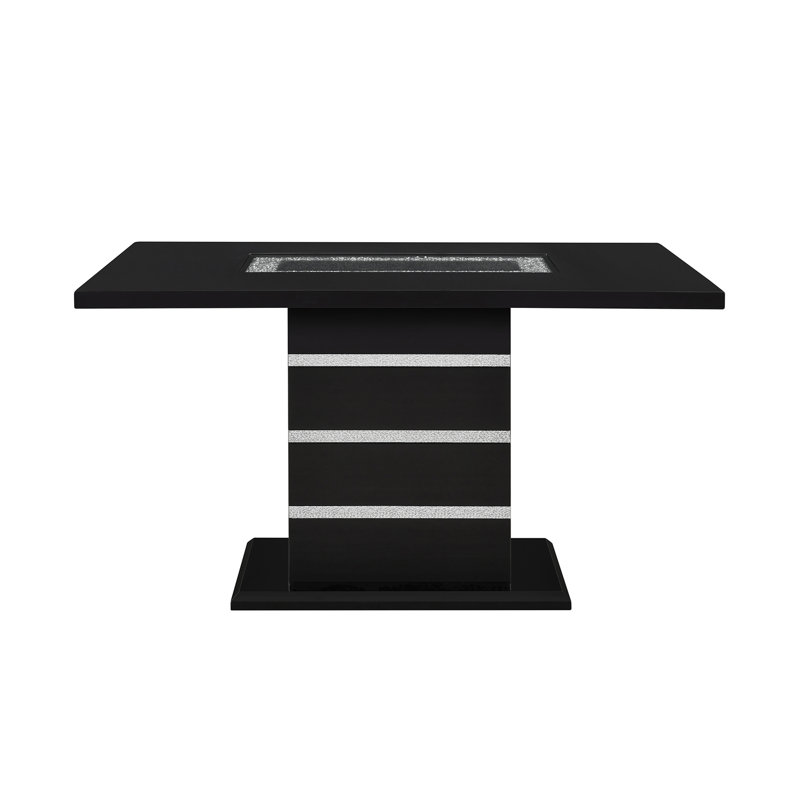 TABLE DE BAR NOIRE ARYA
