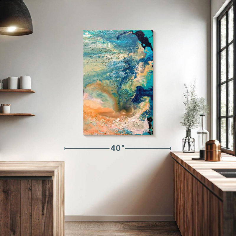 Avery Orange Coral Reef, 39" H x 26" W