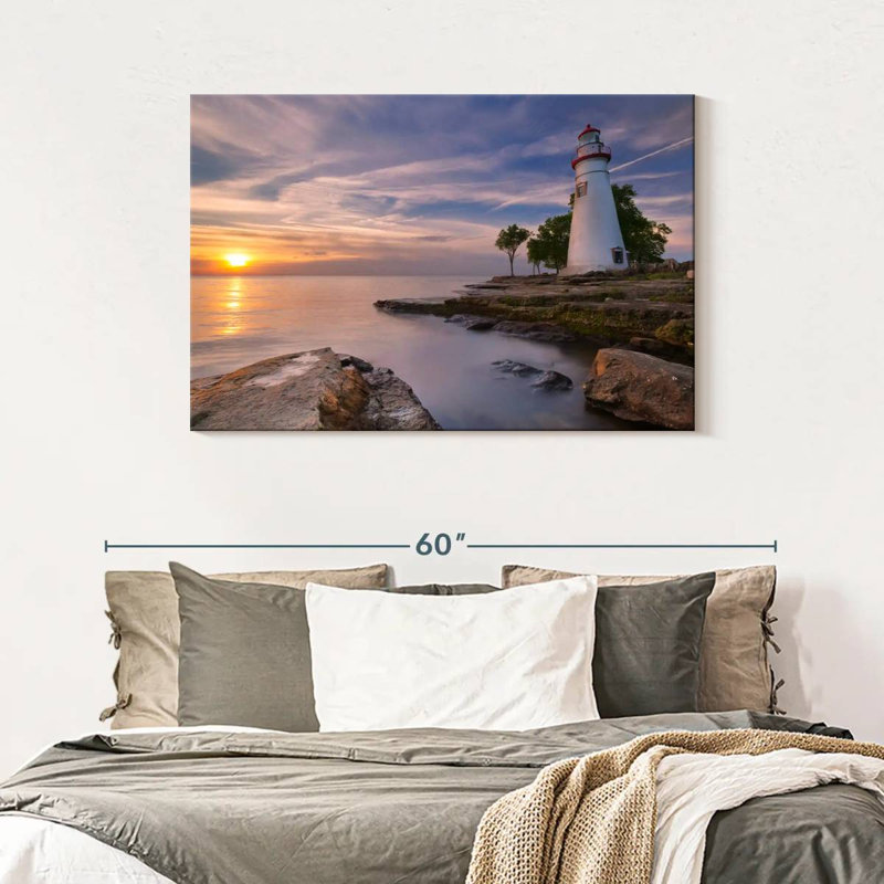 Photographie du phare de Marblehead par Aletra, H 30 po x l 45 po