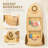 Wood Rocket Rotating Bookshelf For Kids, 360 Display Spinning Bookshelf Tower With Large Capacity Design, Montessori Toy Shelf For Kids Rooms, Classroom, Play Room