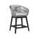 Arra Indoor or Outdoor Counter or Bar Height Bar Stool in Eucalyptus Wood with Rope