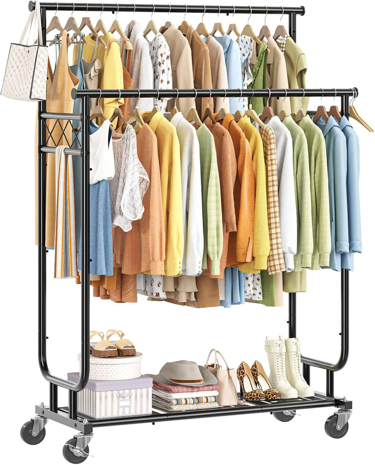 Trent Austin Design Heavy Duty Clothes Rack Load 450LBS, Clothing Rack ...