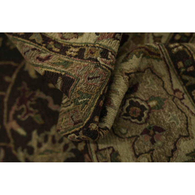 Tapis oriental traditionnel à teinture végétale 8 x 10