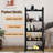 Wood Bookcase Ladder Bookshelf Shelving Unit-2012533120-2012533126