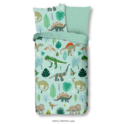 Cotton Abstract Duvet Cover with Pillowcases