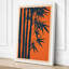 Bamboo in Black and Cream Japandi - Wrapped Canvas-639189266-639189356
