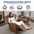 Heated Massage Swivel Rocking Recliner-1983492149